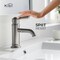 Kibi Victorian Single Handle Bathroom Vanity Sink Faucet with Pop Up Drain C-KBF1012BN-KPW100BN - alternate 6
